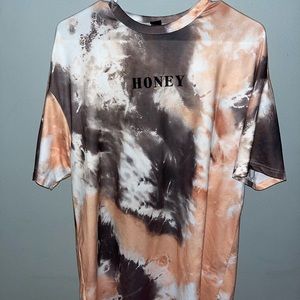 SHEIN Marble oversized T-shirt